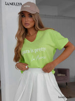 La Monne Damen T-Shirt 𝐀𝐔𝐑𝐀