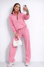 Pink Mania Freizeitanzug Damen Pink mit Logo Detail