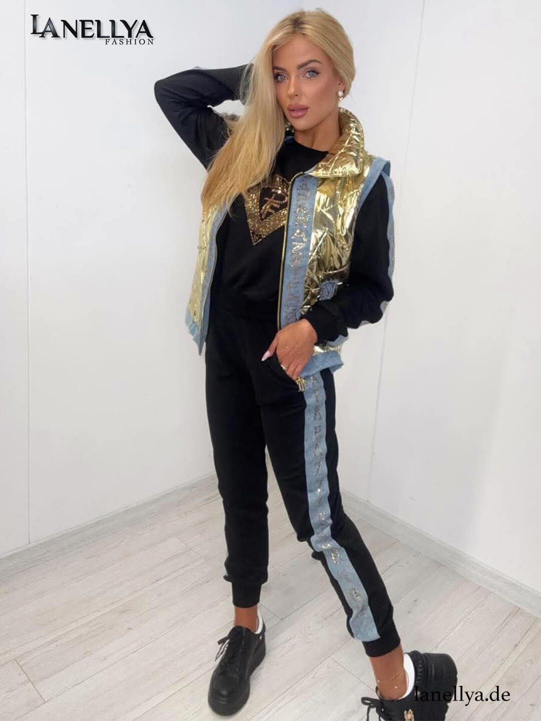 Paparazzi Damen Komplett Set mit Weste