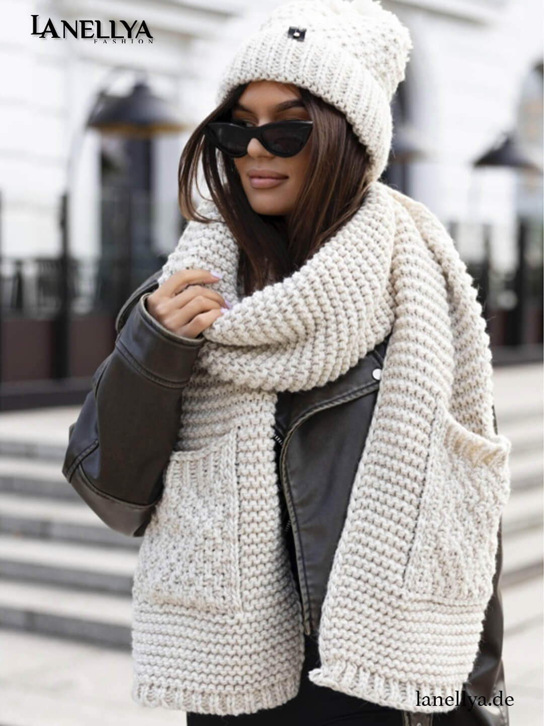 Damen Set Alaska Mütze + Schal