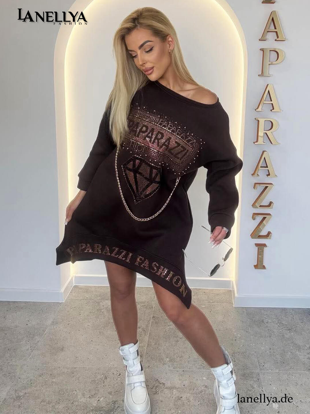 Paparazzi Damen Tunika/Kleid