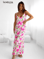Bunter Jumpsuit mit Wide Leg für Damen