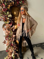 Damen Winter Set Beige weich und warm