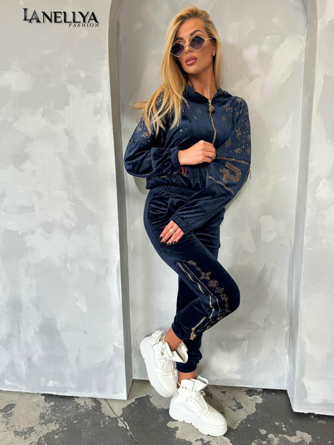 Damen Zweiteiler Set Paparazzi – sportlich und gleichzeitig luxuriös