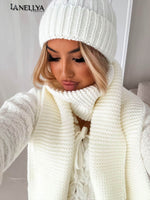 Kuscheliges Winterset Damen Mütze Schal Handschuhe – Lanellya Fashion