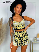 Lily Mcbee Sommer Set mit Luxury Muster
