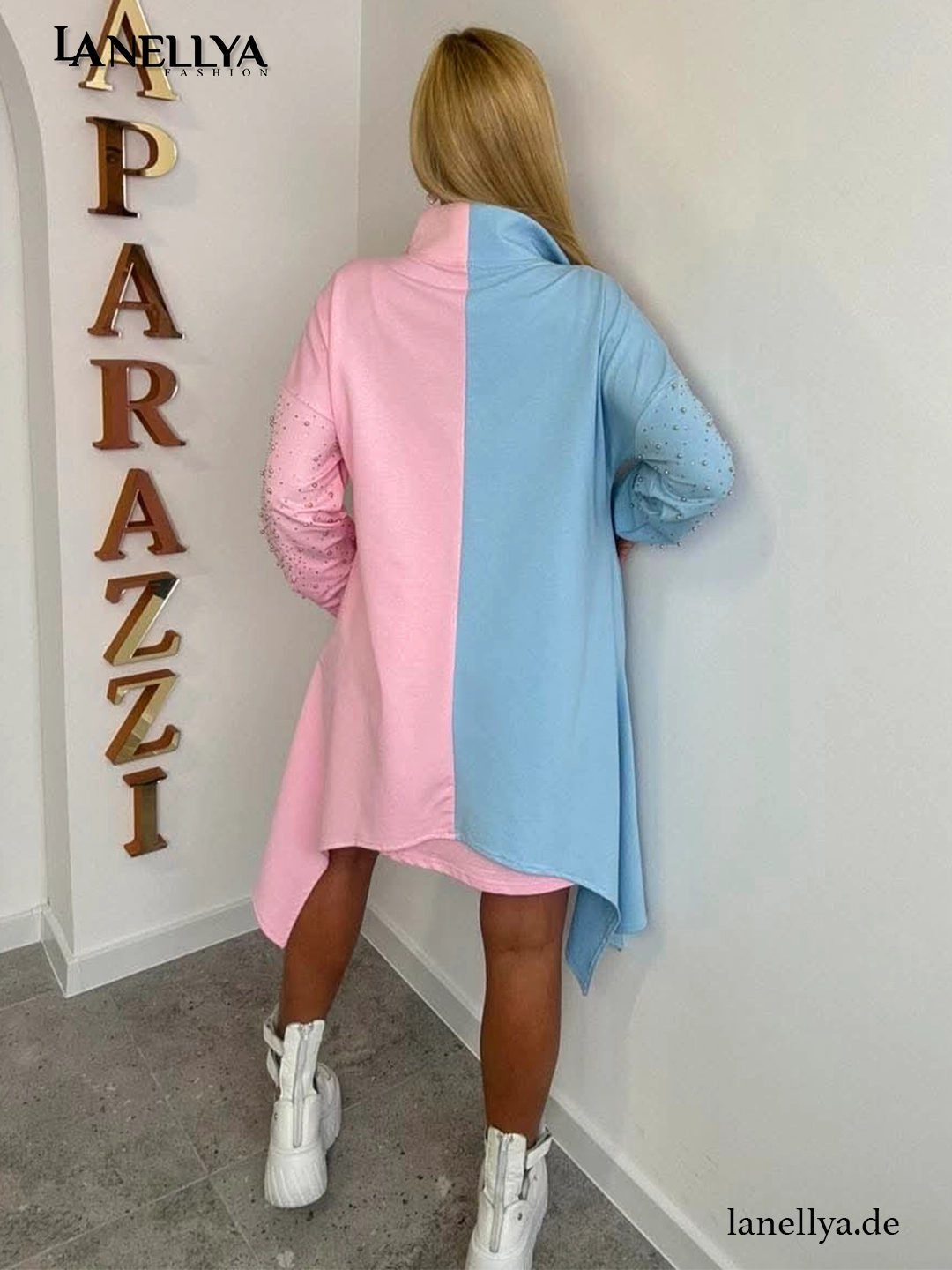 Paparazzi Damen Set eleganter Zweiteiler mit funkelnden Details