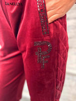 Paparazzi Damen Set Bordeaux Zweiteiler