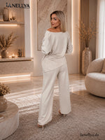 Paparazzi Damen Zweiteiler Beige für elegante Freizeit und City Looks