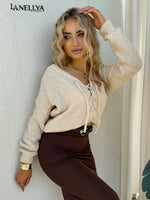 Trendiger Strickpullover für Damen – By Me Modell von Lanellya