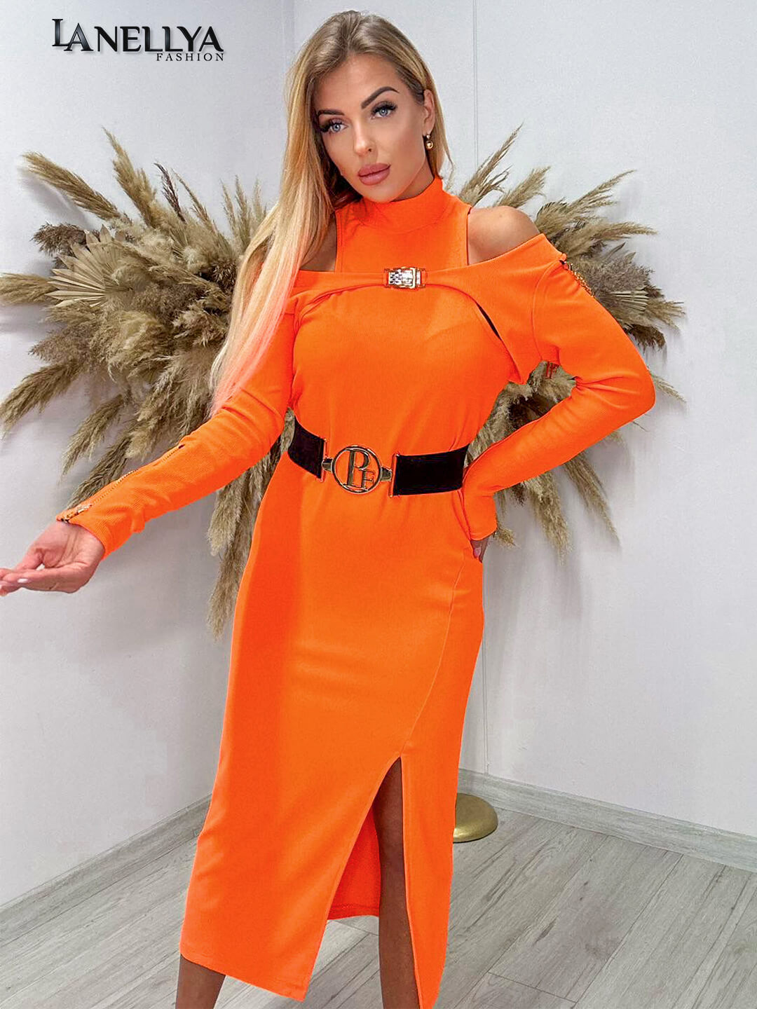 Paparazzi Damen Kleid Orange